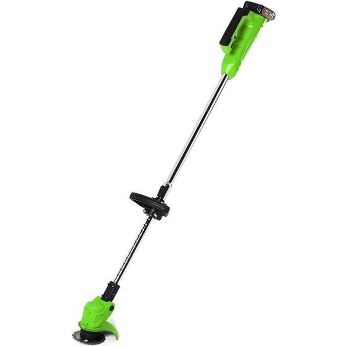 Coupe-bordures Sans Fil 20V – Largeur De Coupe 26 Cm, Léger (2 Kg), Batterie Lithium Recharge Rapide