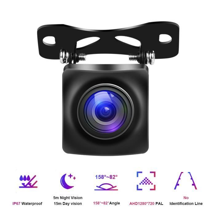 Ohradio Caméra De Recul AHD 720P IP67 - Vision Nocturne, Grand Angle, Installation Facile