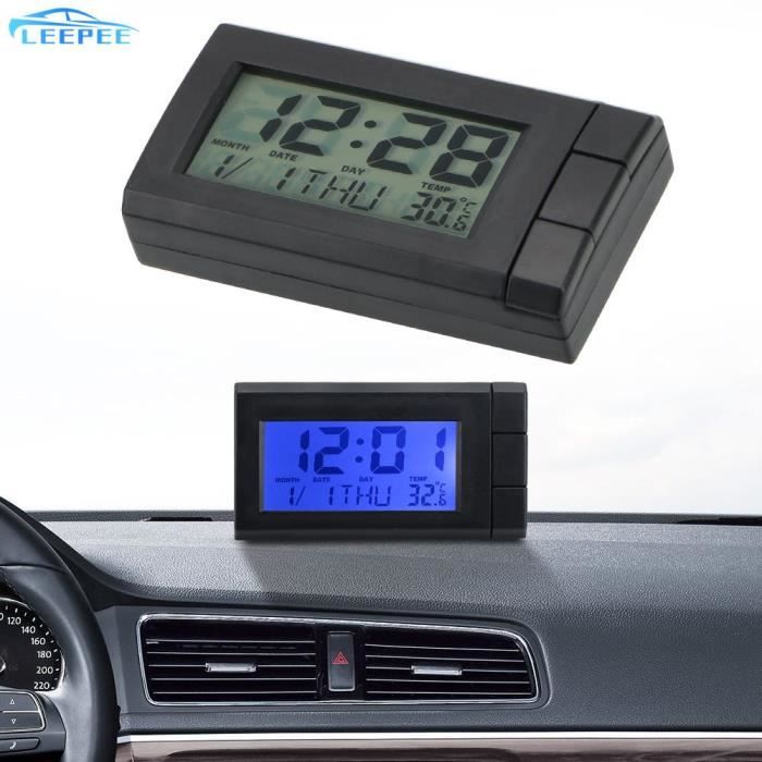 Jauge Température Huile Qiilu 52mm - Numérique Universelle Voiture - Capteur Précision Pour Tableau De Bord