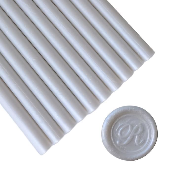 Lot De 12 Bâtons De Cire à Cacheter Translucides - Pour Sceaux De Lettres, Invitations Mariage, Décoration - 6