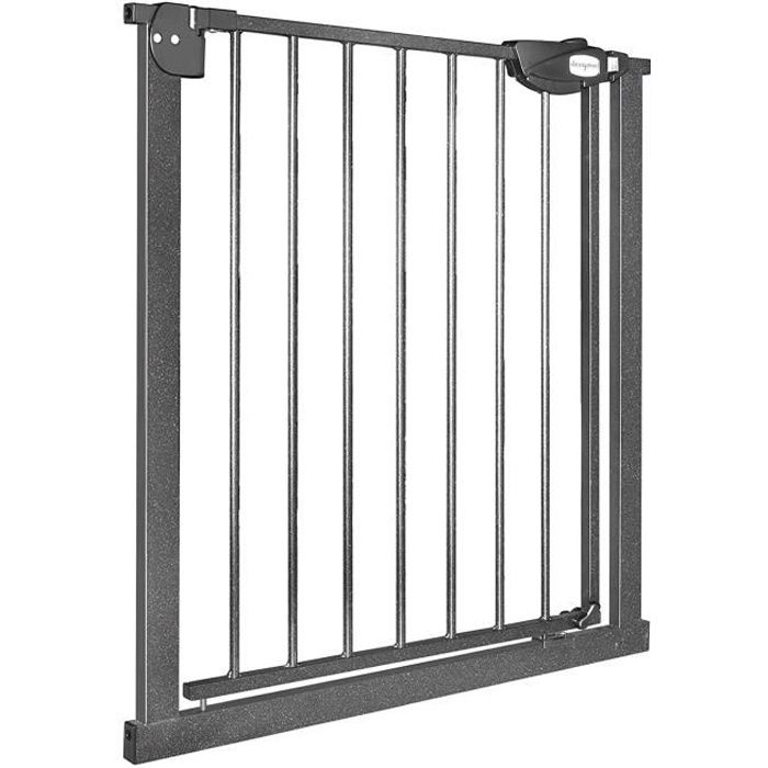 Barriere de Securite porte et escalier 75-84cm blanc pour animaux