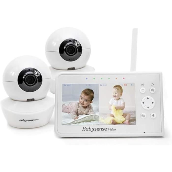 Hikity 2 Caméra Pour Bébé Avec Moniteur HD 720P Moniteur