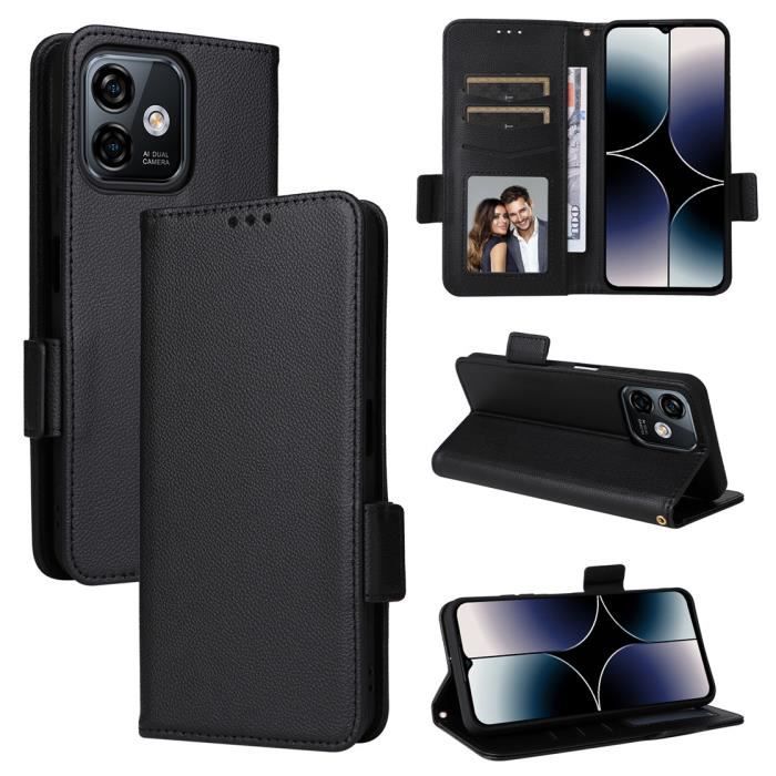 RonRun Cover Ulefone Note 11P, Retro Design Flip Caso in PU Pelle