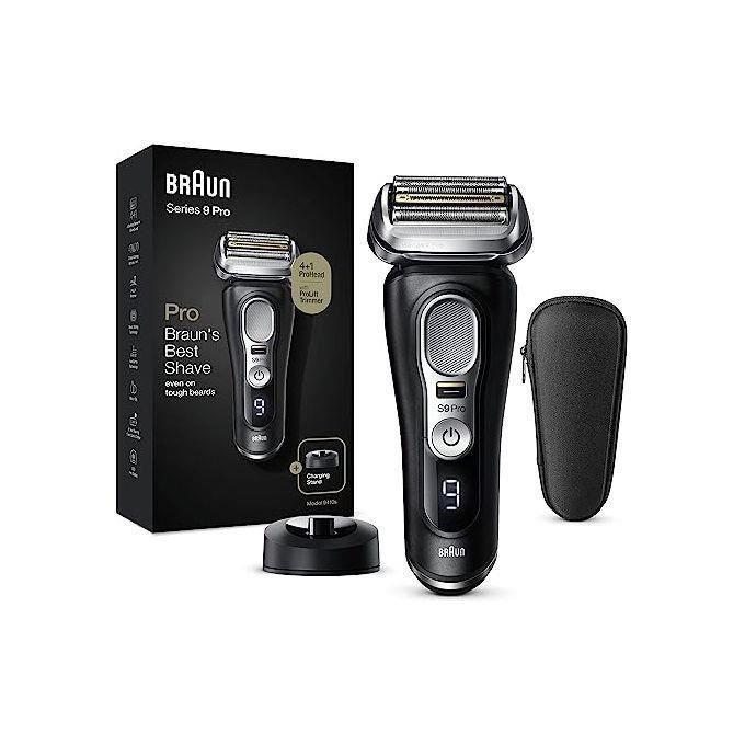 Braun Series 9 Pro Rasoir Électrique Barbe Homme Tête 4+1 Avec Tondeuse Prolift Rasoir Avec Autonomie De 60 Min Utilisation