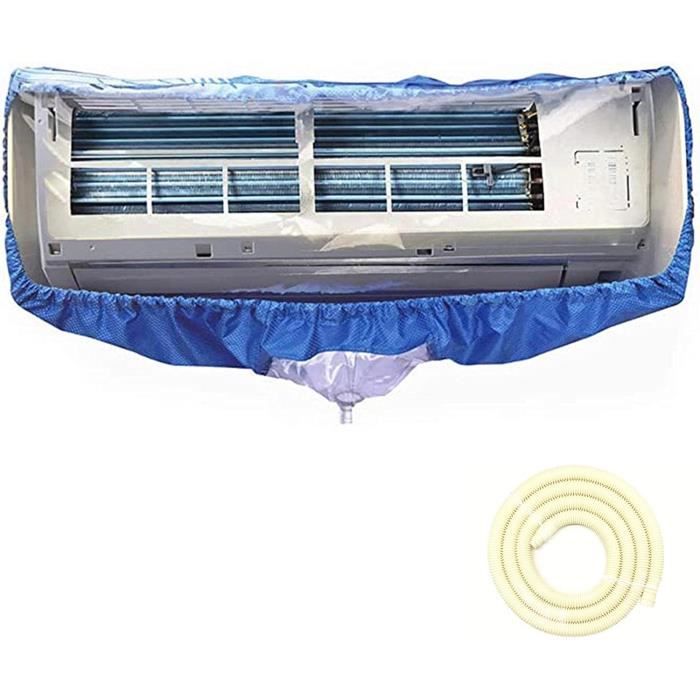 Housse De Lavage Pour Climatiseur Split - Kit Nettoyage 12 Pièces - Avec Tuyau D'eau