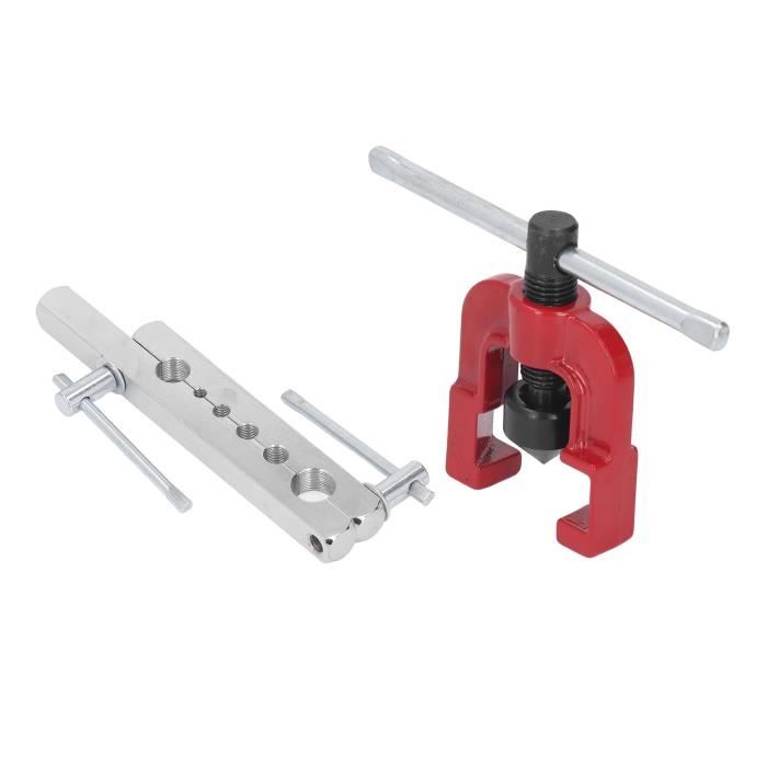 Tbest Attrezzo Per Svasatura Tubi Freni | Doppia E Singola Svasatura Per Tubi In Rame 3/16" E 1/4" - Foto 5