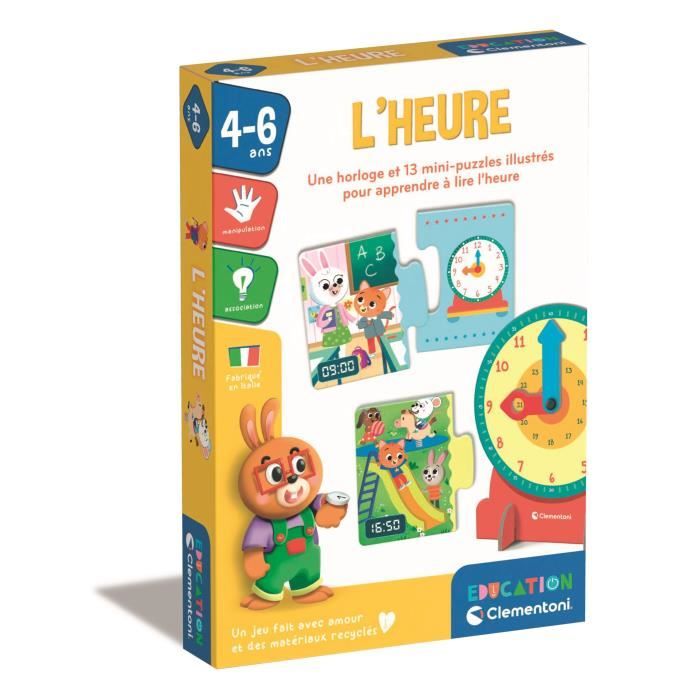 'heure Clementoni Jeux
