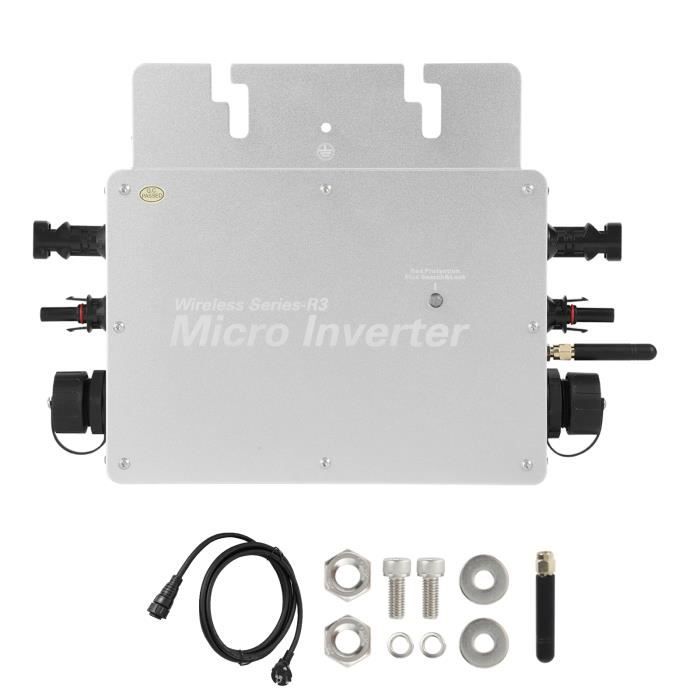 Micro-onduleur Solaire Ailao 300W Avec WiFi - Convertisseur MPPT Pour Panneau Solaire, Raccordement Au Réseau