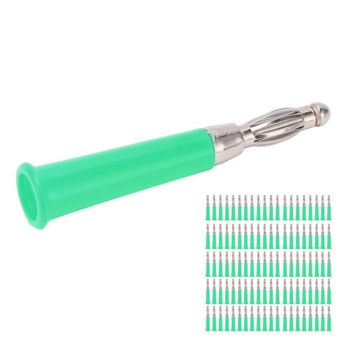10 Fiches Bananes 4 Mm Greluma - Pour Haut-parleurs Et Home Cinéma - Couleurs Rouge Et Noir - Branchement Facile