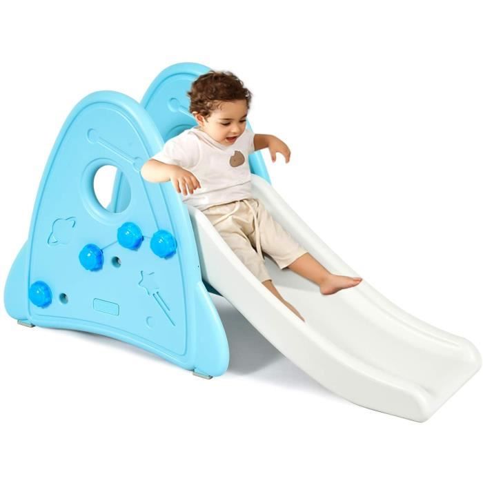 DREAMADE Toboggan Exterieur Interieur pour Enfant avec Accoudoir