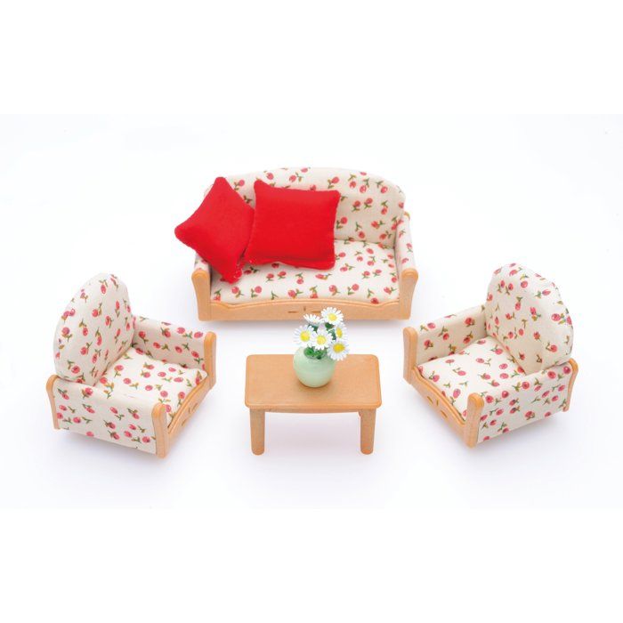 Sylvanian Family 2922 : Canapé / 2 fauteuils / table basse Epoch d'enfance