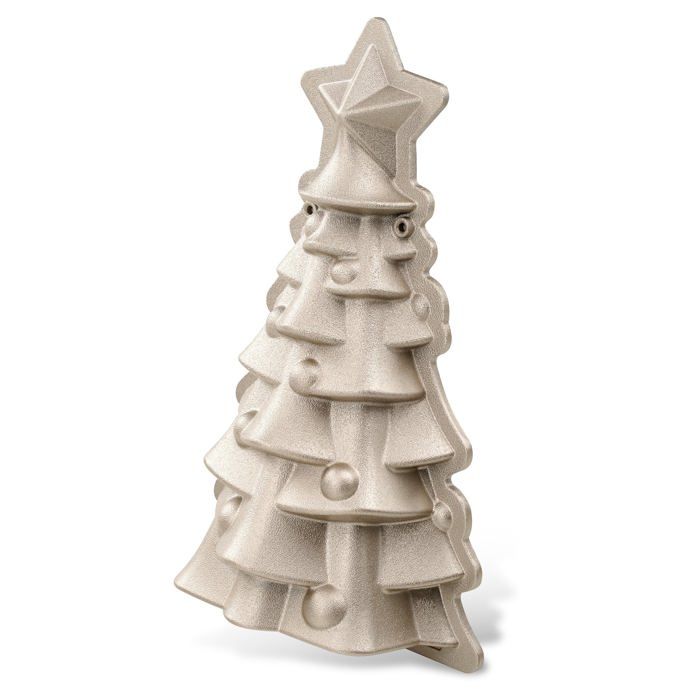 Serveur à gâteaux Noël Mikasa Starshine poignée sapin de Noël cristal d