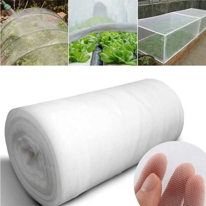 Comparer les prix de Filet Anti Insecte - FOLAYA - 3M x 6M - Maille Fine - Protection Jardin - Résistant aux Insectes