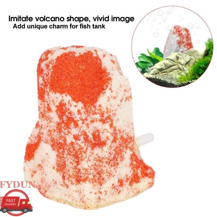 Comparer les prix de FYDUN Pierre à Bulles Aquarium Volcan Artificiel Ornement Aquarium
