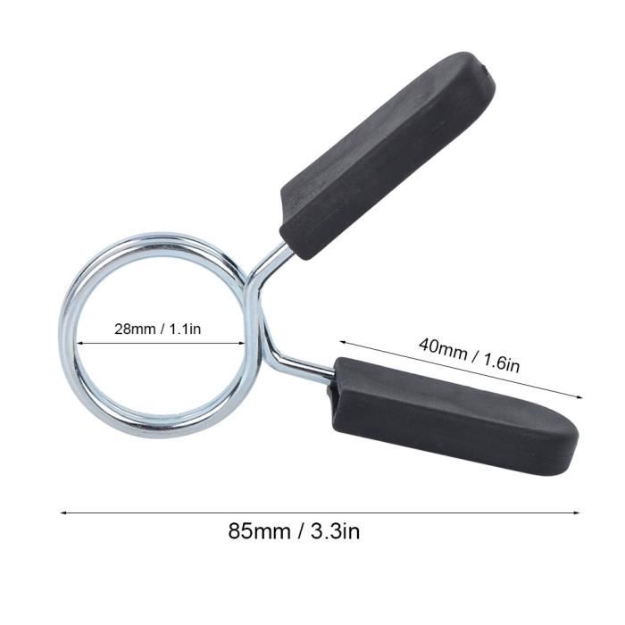 Lot De 4 écrous De Collier M8 X 1,25 Mm Pour Haltères Et Haltérophilie - Uxcell - Neufs