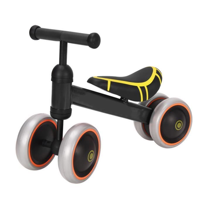 Draisienne HUOLE – Vélo Sans Pédales 3 Roues Pour 1 à 3 Ans, Rose, 1,85 Kg, Siège Réglable
