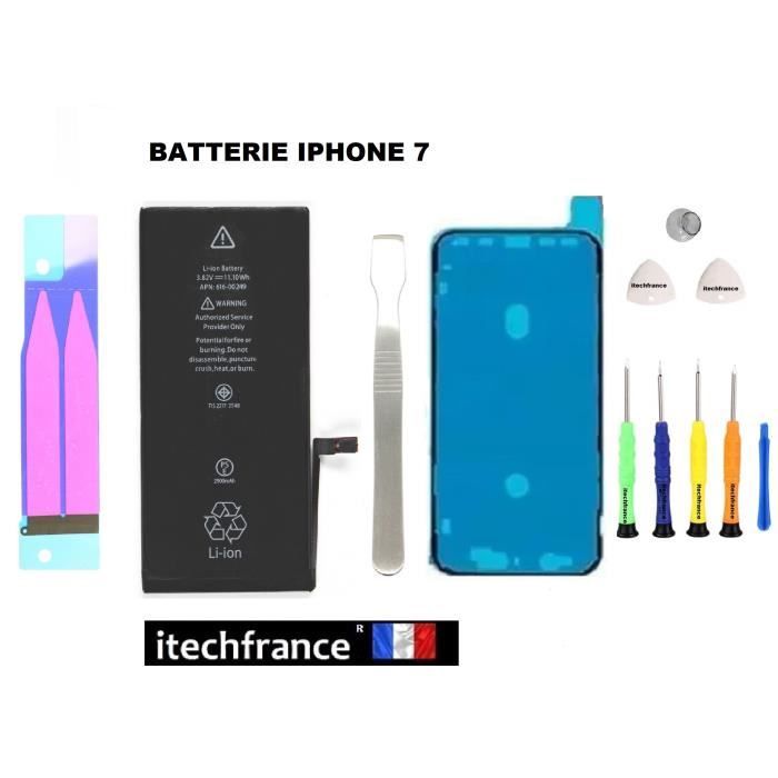 Batterie iphone 7 qualité origine (1960mAh), kit de remplacement
