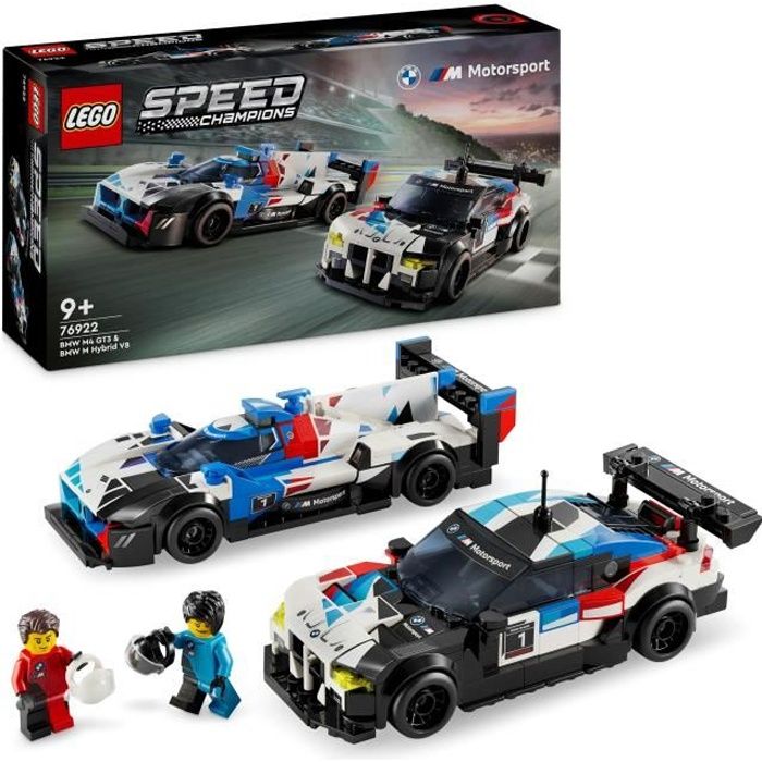 Lego Speed Champions Voitures De Course Bmw M4 Gt3 Et Bmw Hybrid V8 Lego - vue 4