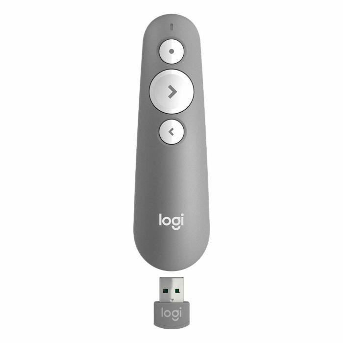 Télécommande de présentation Logitech R500s - Emea - gris - TU
