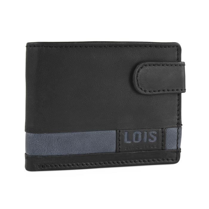 Portefeuille Homme Thomas Calvi Deluxe En Cuir Véritable Noir - Neuf Avec étiquettes - Classique Et élégant