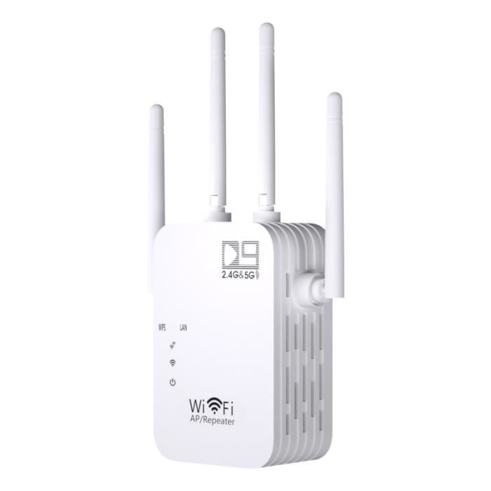 Répéteur WiFi COTDLNK 2025 1200Mbps - Amplificateur Double Bande 5GHz + 2.4GHz Avec Port Ethernet