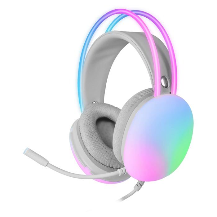 Casque Mars Gaming MH-GLOW – Filaire avec Éclairage RGB 360 et Micro Antibruit - vue 8