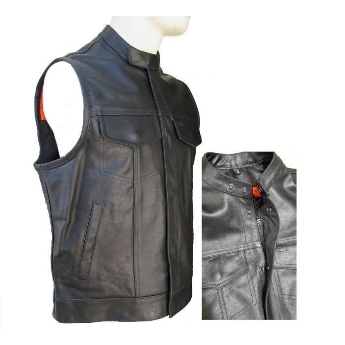 Gilet Cuir Sons of Anarchy Taille L