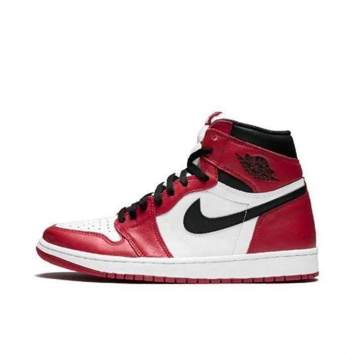 Basket Air JordanX 1 Retro High Chicago 2015 Chaussure de Sport AJ