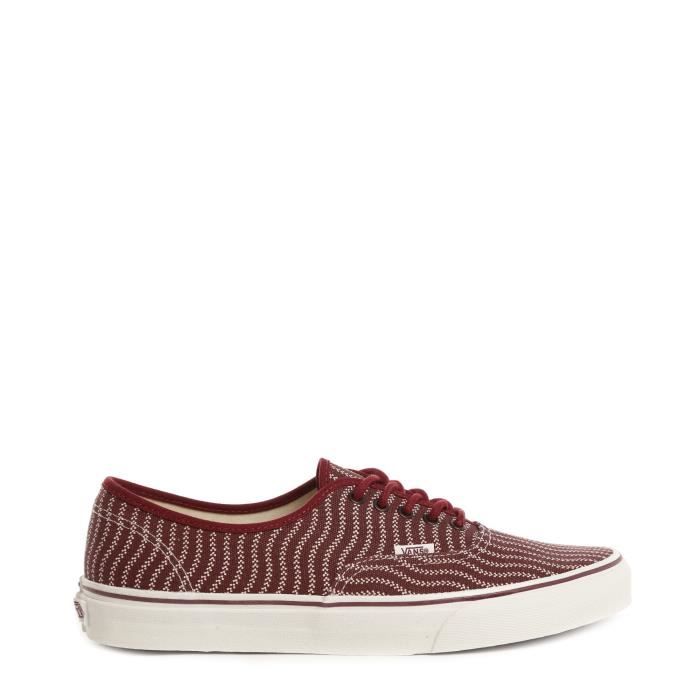 Basket VANS - U AUTHENTIC - Textile - Bordeaux - Mixte