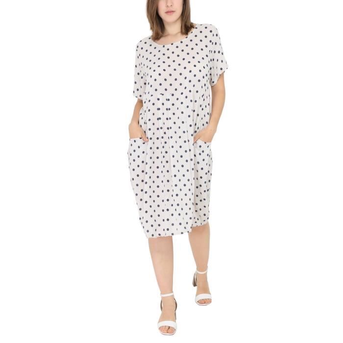 robe a pois grande taille