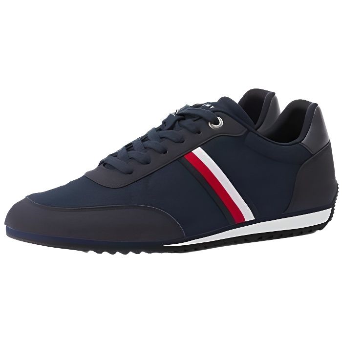 Baskets Homme Tommy Hilfiger Ref 56167 DW5 Marine Bleu Cdiscount Chaussures