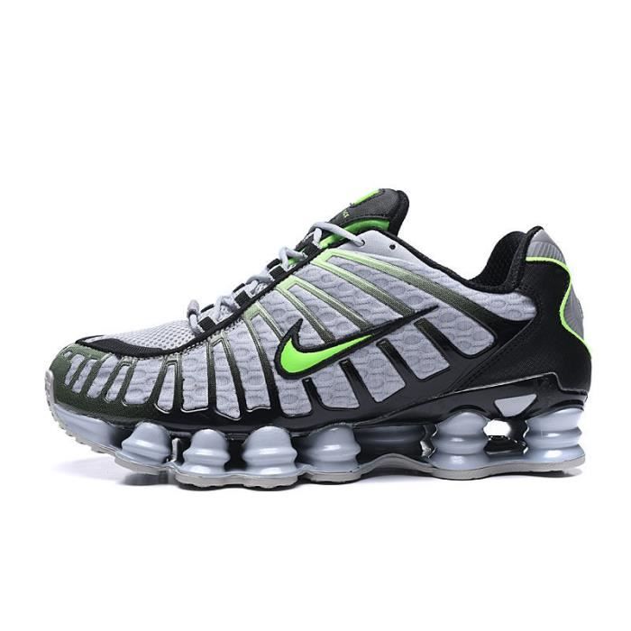 Nike shox noir et verte top