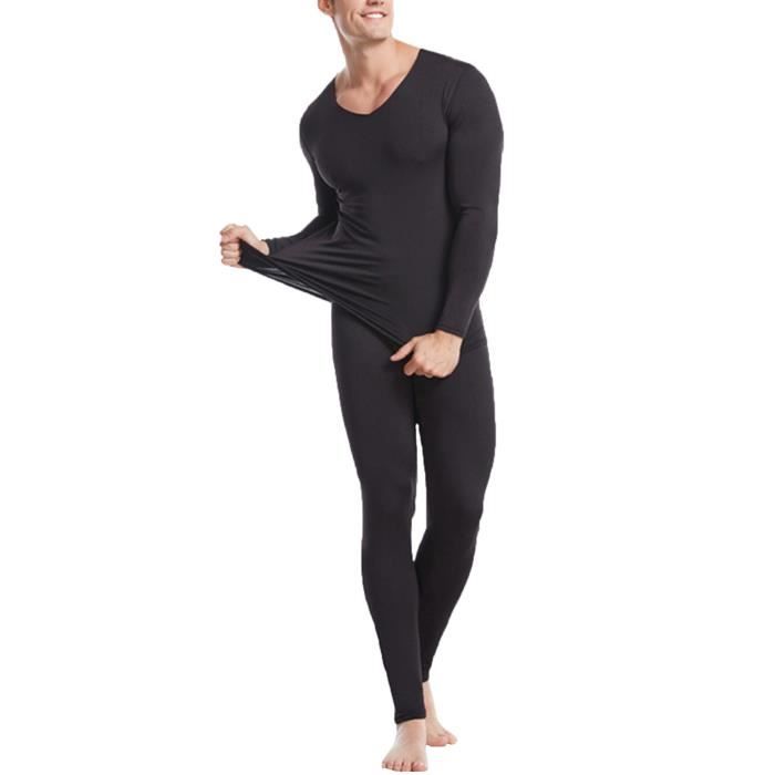 DPois Combinaison Thermique Homme Ensemble de Sous V tements Chaud