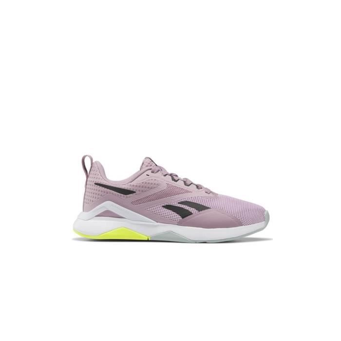 chaussures de fitness reebok nanoflex tr 20 violet - femme/adulte - running - indoor