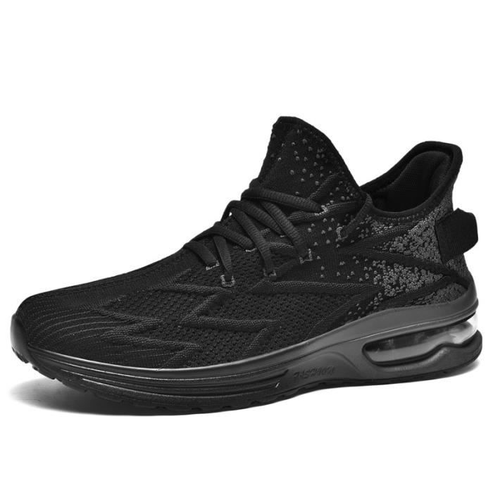 Chaussures De Sport Homme - Pour Badminton, Pickleball, Volley - Tige Maille Respirante - Semelle Antidérapante