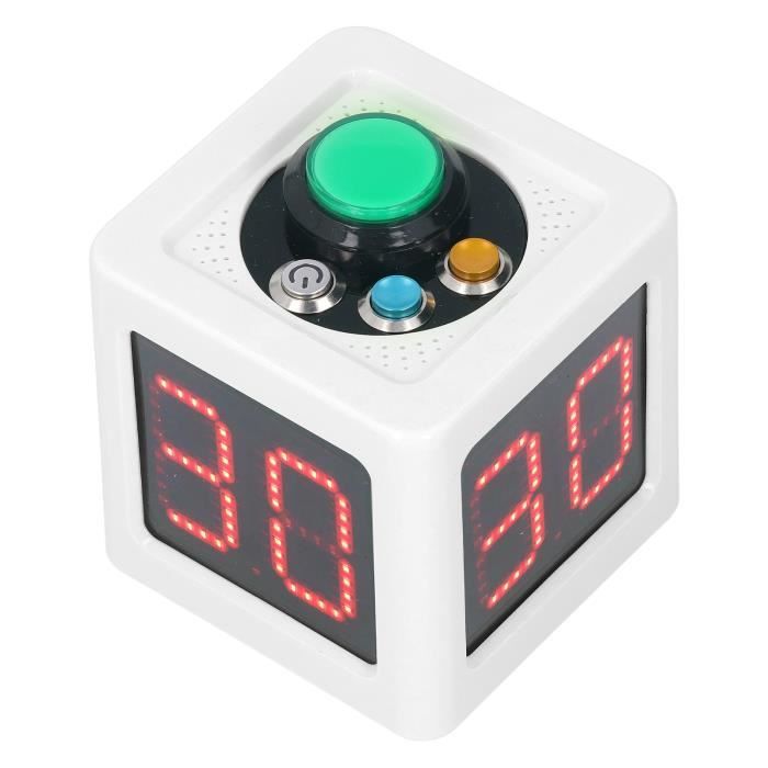 Mxzzand minuterie cube 4 côtés Mxzzand minuterie cube secondes Minuterie Cube 1,4 pouces
