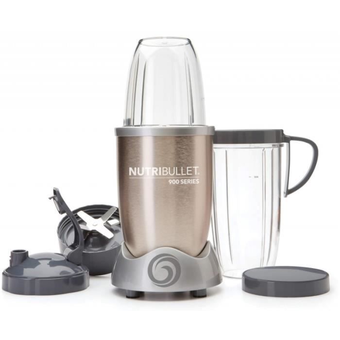 Extracteur de nutriments - NUTRIBULLET - NUTRI 900 C - 900 Watt - Capacité 1.827 L - Champagne - Nutribullet