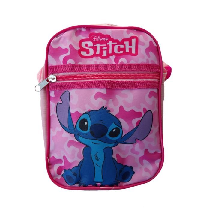 Sacoche Bandoulière Stitch Disney - Rose