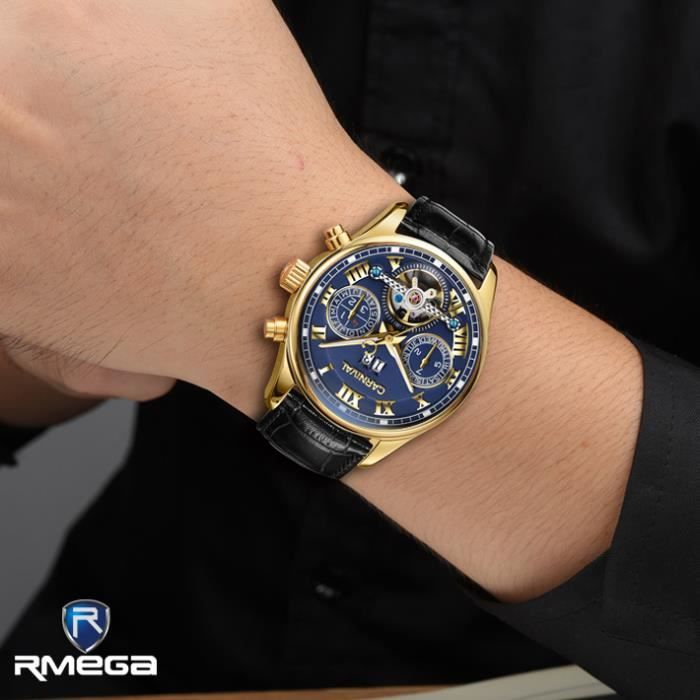 Marque De Luxe Sport Montre Homme Quartz Montres Auto Date Carnival Robe Montre Bracelet Chronographe Militaire Montres Homme En C Achat Vente Montre Marque De Luxe Sport Montre Cdiscount