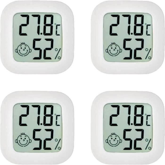 Brifit Lot De 2 Thermomètres Hygromètres Intérieur - Température Et Humidité Maison
