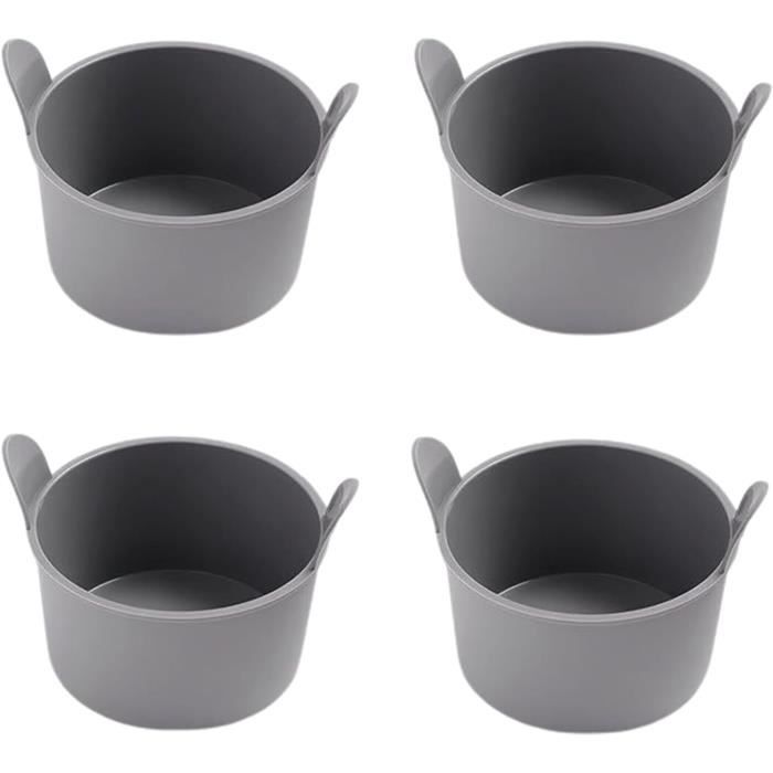 6 Moules à œufs En Silicone Pour Airfryer - Ronds Diamètre 10 Cm Résistants à 200°C (lot Avec Accessoires)