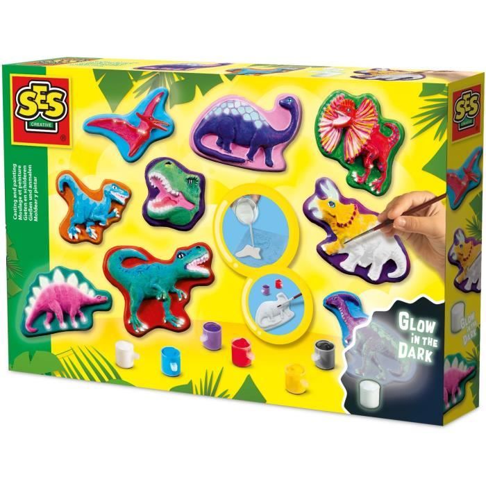 Pasta modellante SES Creative Set di stampaggio Dinosauri