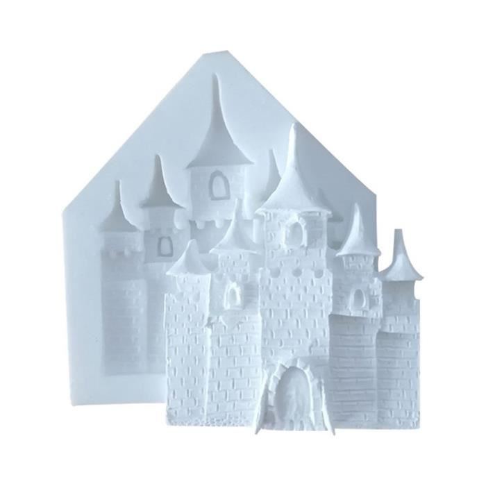 Chateau Moule Gateau Au Chocolat Savon Bougie Glace Moule Outils A Main Bricolage Silicone Size 8 7 8 0 9cmvf Cdiscount Maison
