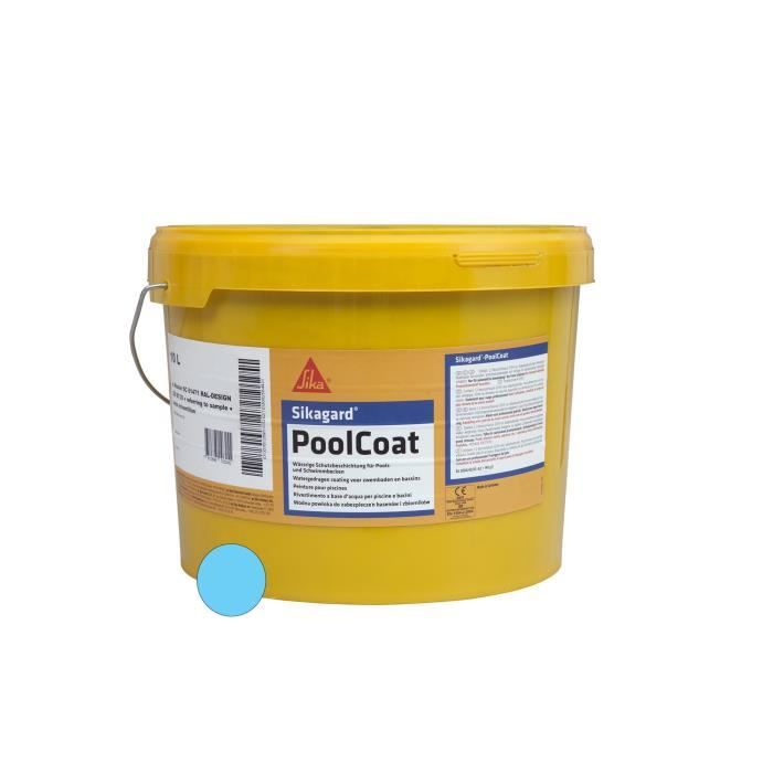 Revetement De Piscine Sika Sikagard Poolcoat Bleu 10l Prix