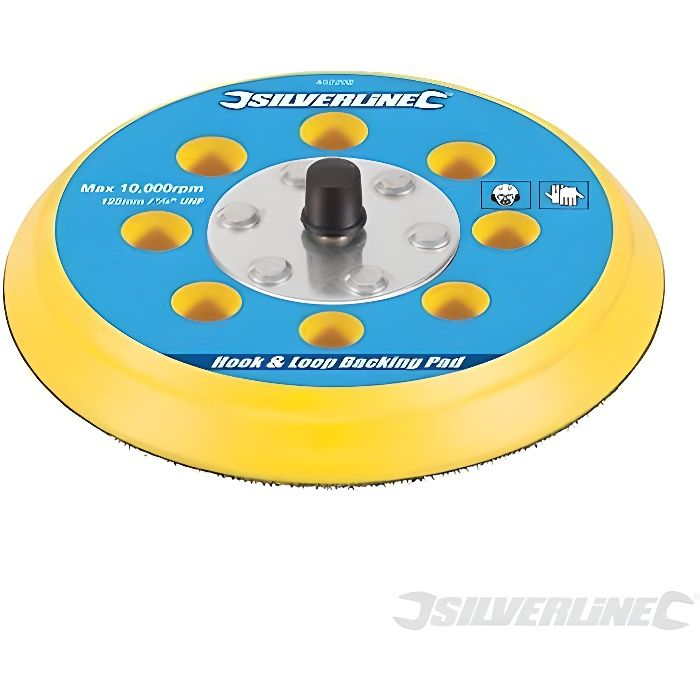 Silverline Plateau de support auto agrippant 125 mm - vue 2
