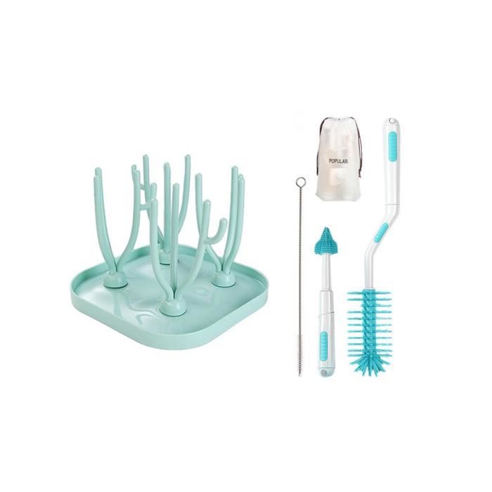 Boîte De Rangement Et Séchage Pour Biberons - Pratique, Hygiénique Et Gain De Place - Idéal Maison Et Voyage