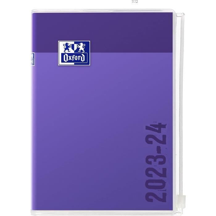 Agenda Oxford Teacher 2025-2026 Semainier Spiralé Gris 21x29,7cm - Organisation Professeur