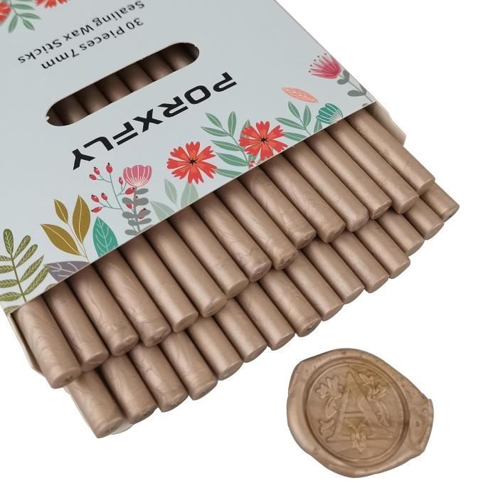 KEALS Lot De 10 Bâtons De Cire Vintage Pour Sceller Avec Pistolet à Colle Pour Invitations De Mariage, Cartes, Lettres Et Emballages Rouge Bordeaux