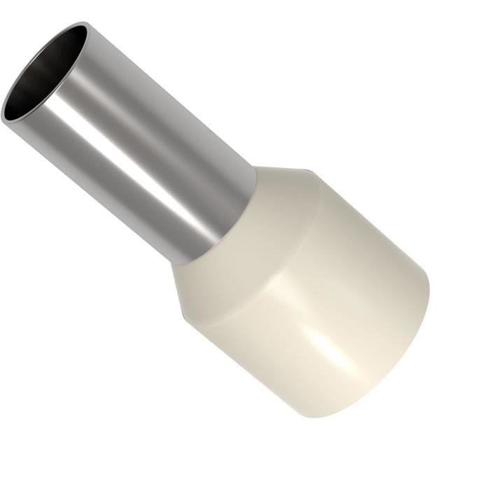 Cable Embout Rong Embouts de câble 0,34-50 mm² isolés Gaines d'extrêmité de Cables 10 ...
