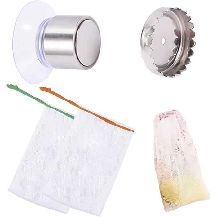 Porte-Savon Sans Perçage Porte-Savon Noir - En Acier Inoxydable - Sans Perçage - Pour Montage